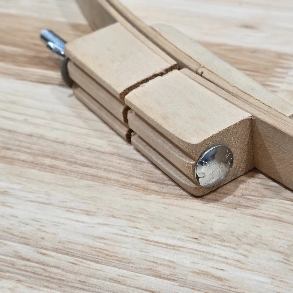 Large 15" Wide Oval Wooden Needlepoint Hoop Quilting Embroidery Cross Stitch - Image 3 of 4