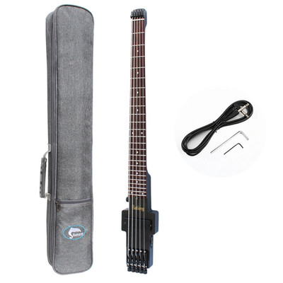 Batking Travel Bass Guitar Electric Headless Bass 5 String Electric Bass Gigbag