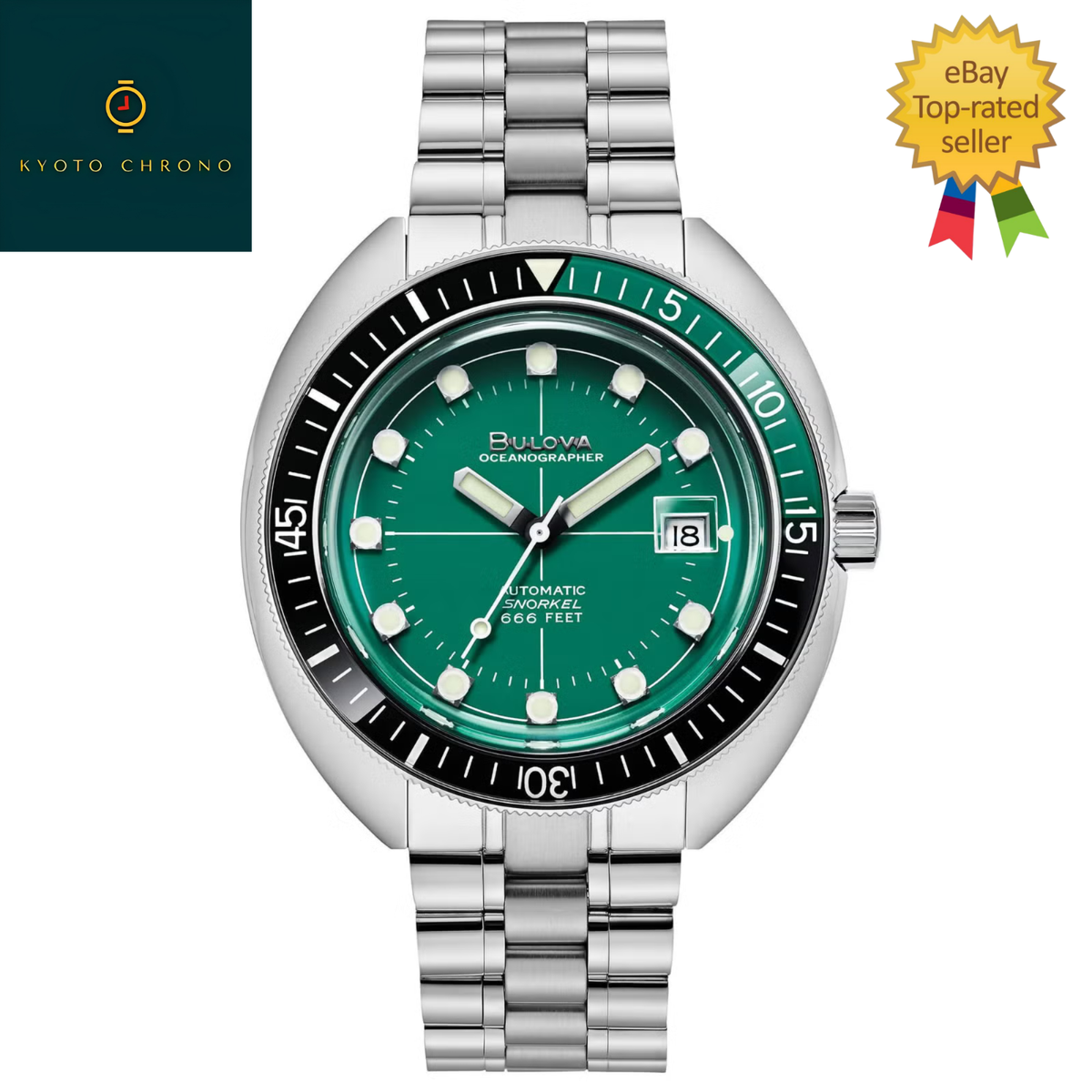 Bulova Mens Diver's Watch Oceanographer Devil Diver 96B322 for