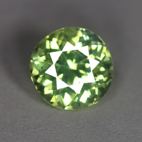 2.26 Cts_Brilliant Round Cut_100 % Natural Unheated Chrysoberyl_Excellent Fire