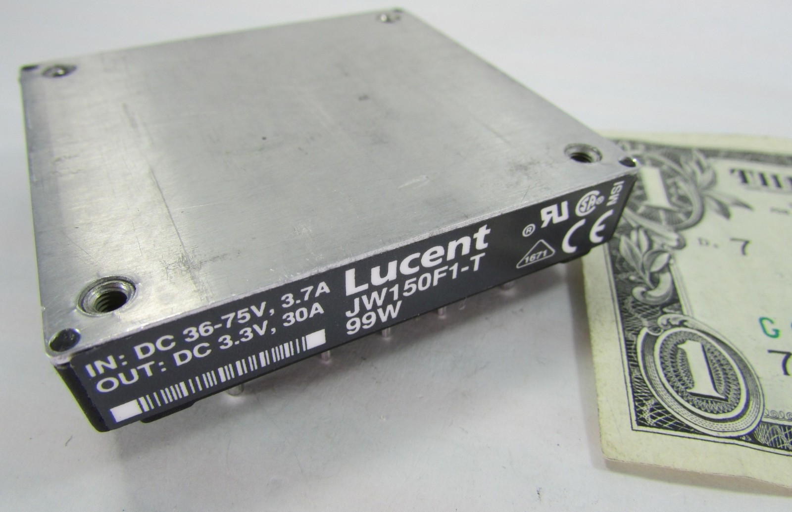 Lucent/Lineage/ABB 36-75 VDC In / 3.3 VDC Out 30A 150 Watt Power Converter 9-DIP