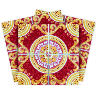12'' X 12'' Golden Ruby Removable Peel and Stick Tiles