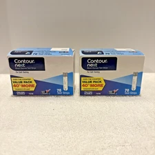 Contour Next 7278 Blood Glucose Test Strips - 140 Count (2 x 70) EXP 01/26+
