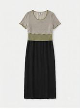 Vintage 90s R.J. Collection Chelsea Rousso Colorblock Maxi Dress Women’s Size 10