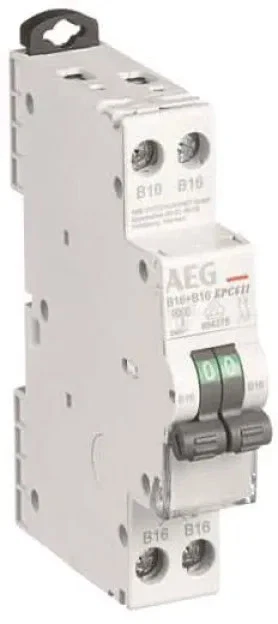 AEG Leitungsschutzschalter B16A 2-polig 6kA 230V EPC611 Unibis 1TE