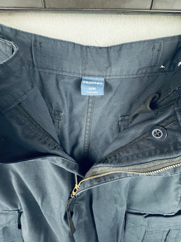 Propper Men’s Size 32x34 EMS Navy Tactical Pants Work Pants Cargo Multi Pocket - Image 3 of 4