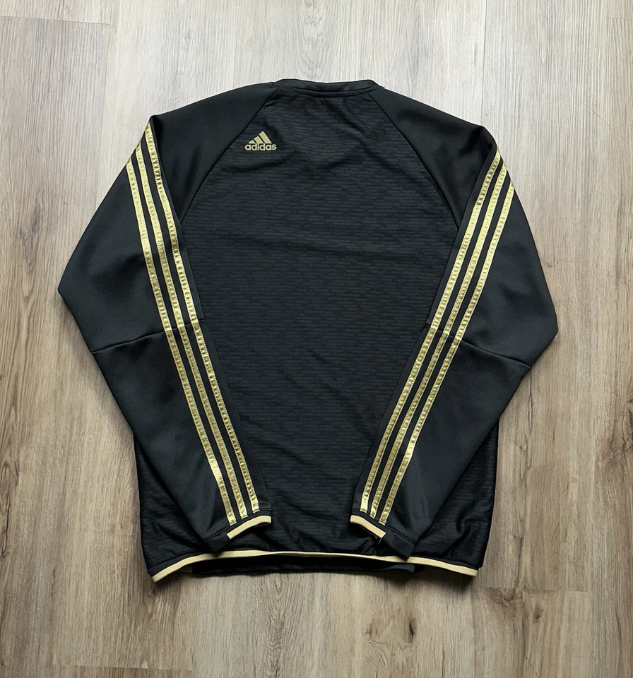 Adidas Juventus UEFA Champion League Pullover Sudadera Hombre’s Mediana Negro Dorado Foto 2 de 4