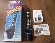 CASIO Digital Horn DH-200 Electronic Wind Instrument Working w/ Box Manual Japan