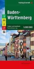 freytag & berndt Straenkarte Baden-Wrttemberg 1:
