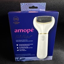 Amop Pedi Perfect Electric Callus Remover Foot File Diamond Crystals NEW SEALED