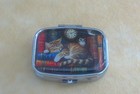 New Sleeping Kitty w/2 Compartment Travel Pill Box Convenient Lovely Sweet — photo 1