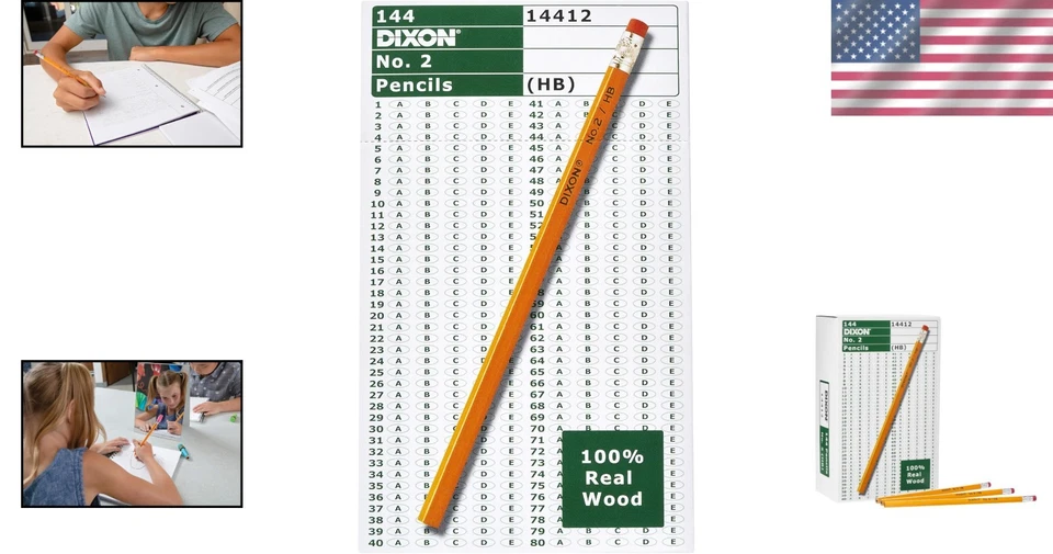 Lápices amarillos 2880 unidades, HB suaves, núcleo negro Foto 2 de 4