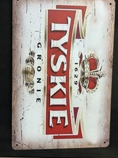 Tyskie Gronie 1629 Blechschild, 30x20 Cm, Vintage-Optik