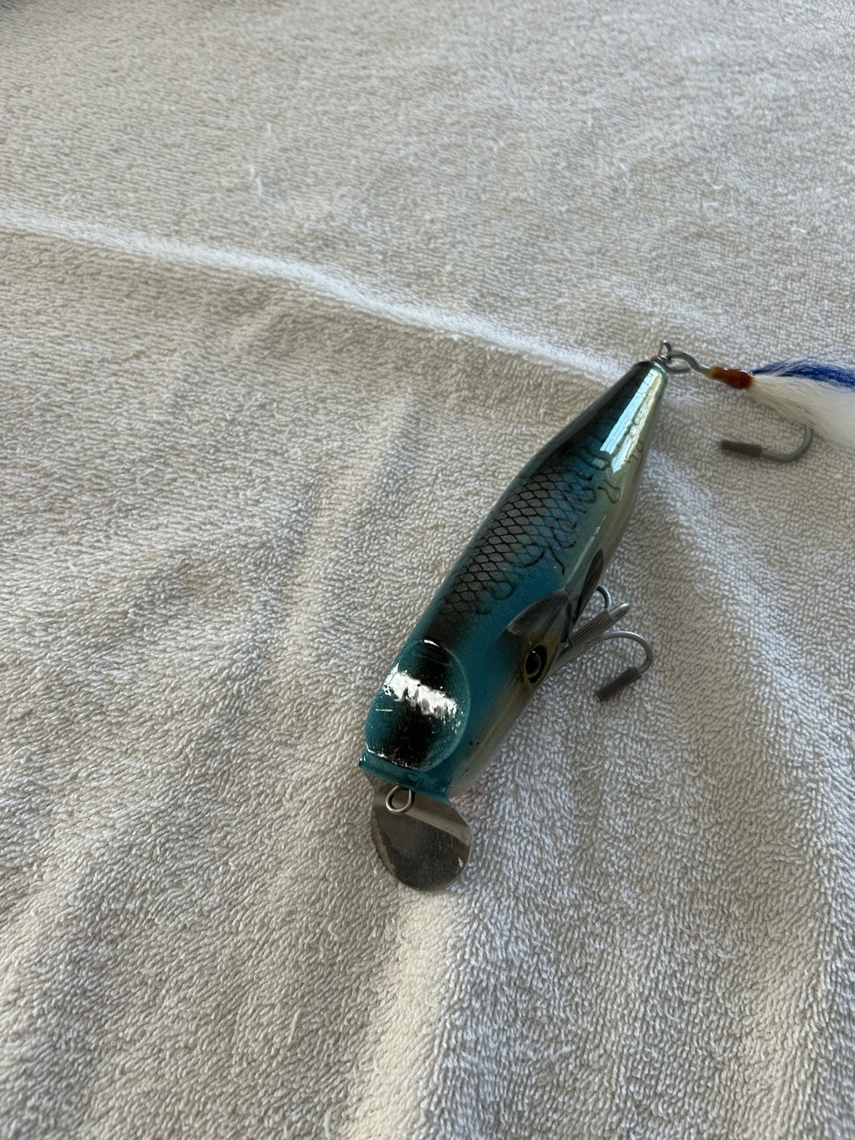 Domsson Popper  Surf  Lure Striper Plug Metal Lip Stripedbass Pikie Danny - Image 3