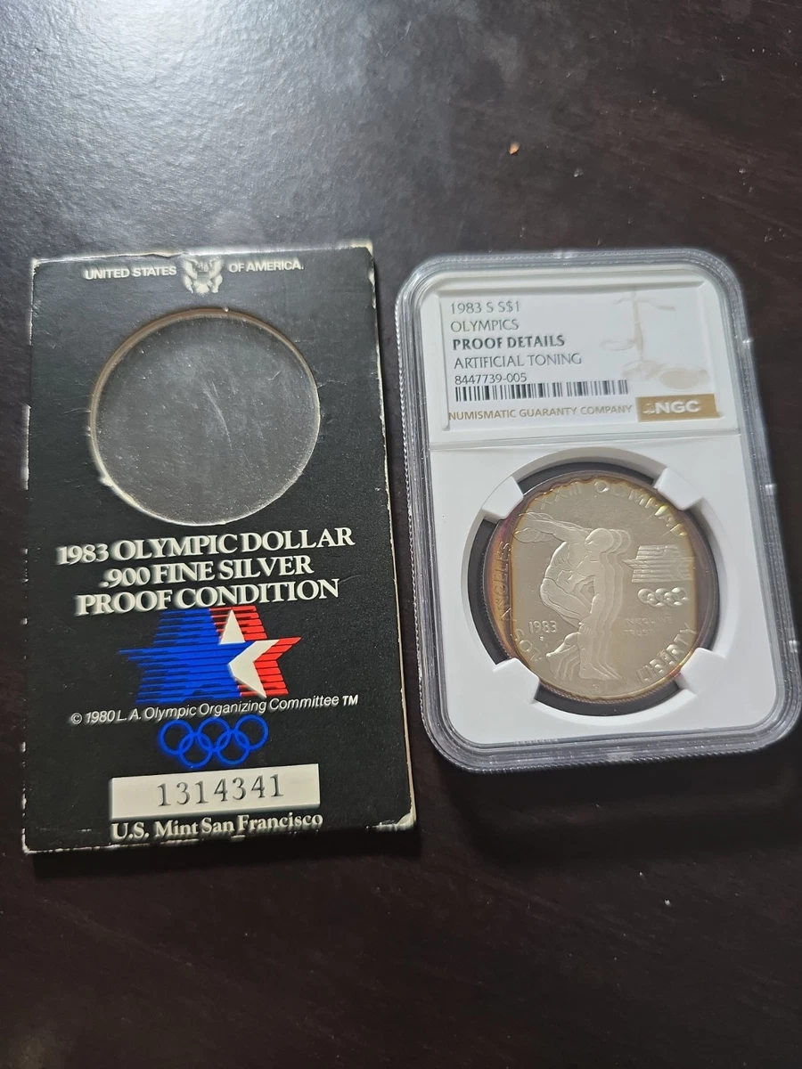 $1 1983 Proof US Modern Silver/Clad Commemorative Coins (1982-Now