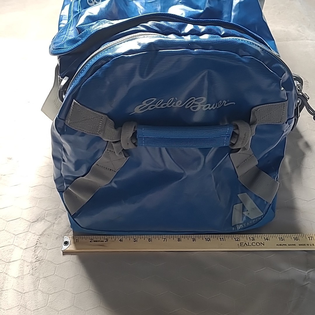Eddie Bauer First Ascent Blue Maximus Duffel Bag Travel 70L