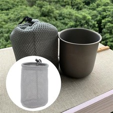 Mesh Bag, Outdoor Stuff Storage Mesh Kordelzu...