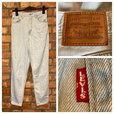 Levi's Premium High Loose Taper Jeans W27 L31 Big E hellblau Sommer