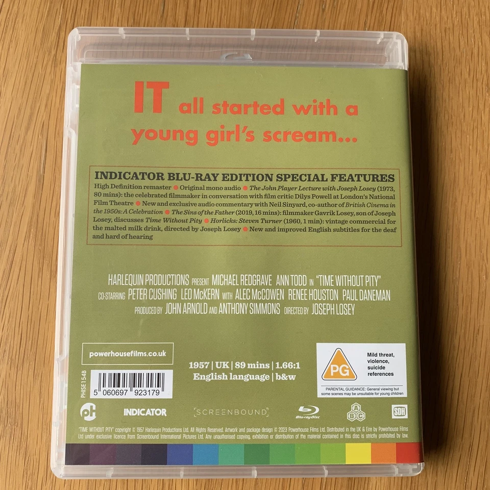 Time Without Pity Blu Ray Peter Cushing Indicator 1957  - Image 3 of 4