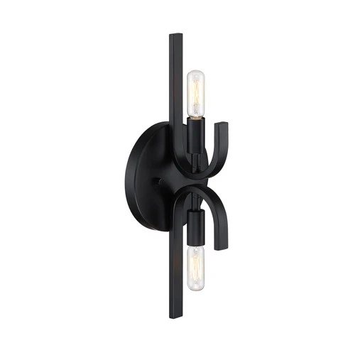 Designers Fountain D314C-2WS Skye 2 Light 17" Tall Wall Sconce - Black - Picture 2 of 5