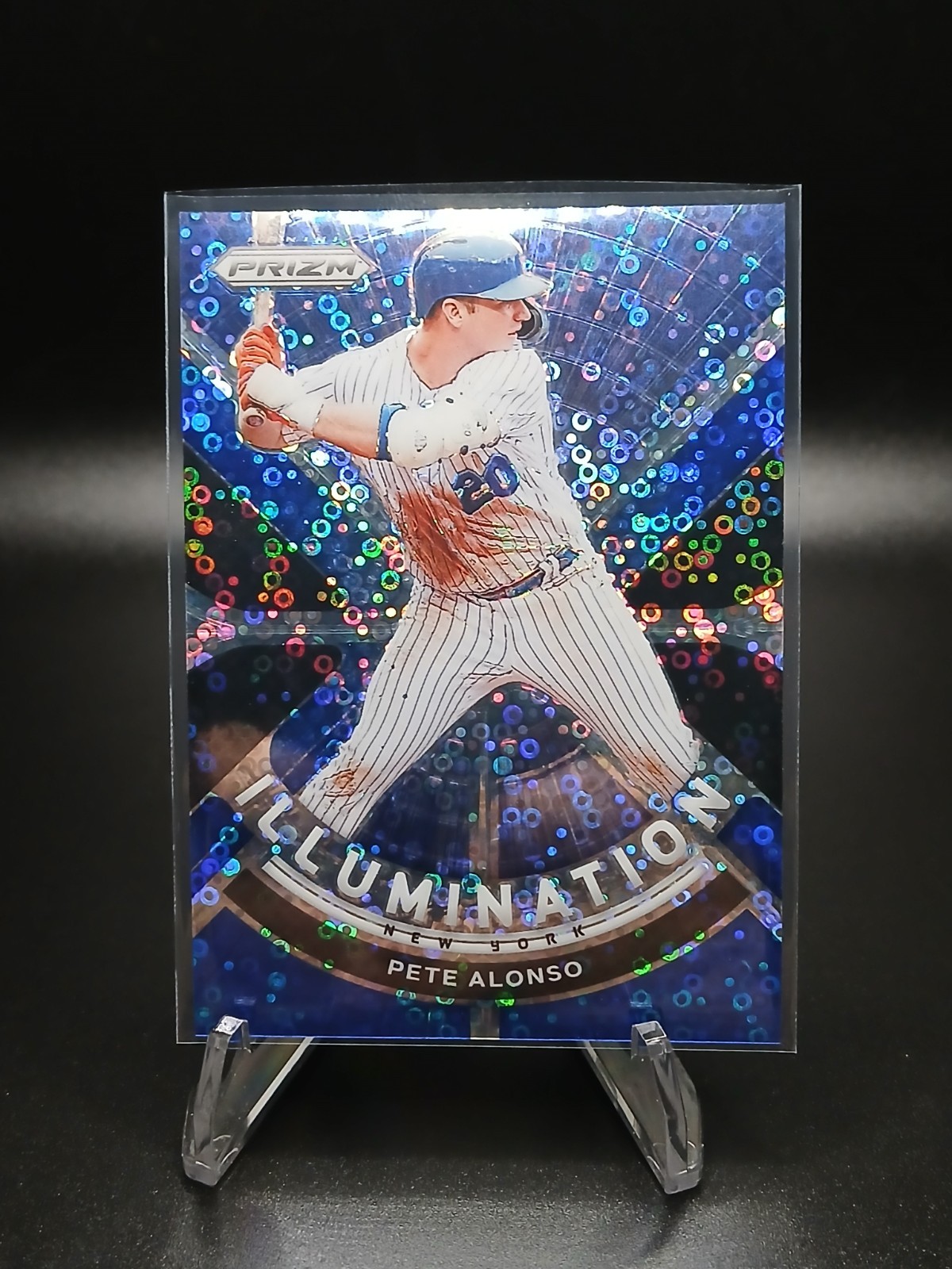 2021 Panini Prizm - Illumination Pete Alonso #IL-10 Blue Disco Prizm /199
