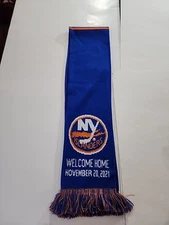 NHL New York Islanders "Welcome Home" UBS Arena Opening Night Scarf 60 X 7 1/2