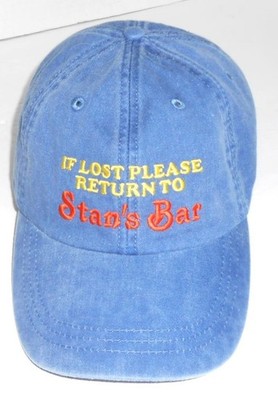 If Lost Return To Stan's Bar Spring Lake Michigan Adjustable Hat Too Cool! B11