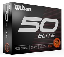 Wilson 50 Elite 1 Dozen Golf Balls New