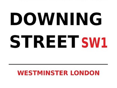 Holzschild 30x40 cm London Westminster downing Street SW1 Deko Geschenk Metall S