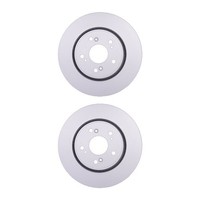2 Bremsscheiben AußEnbelüFtet Ø 64,1 Mm 28 Mm Hella FüR U.A. Honda CR-V