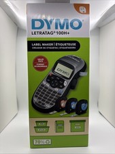 DYMO Letratag 100H Portable Printer Handheld Label Maker Black  Silver New