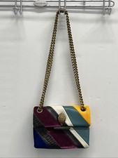 Borsa a tracolla Kurt Geiger multicolore colorblock tracolla catena oro