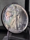 1992 1 oz Silver American Eagle GEM W/toning!!!