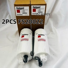 2PCS Fleetguard FS20022 Diesel Fuel Filter Separator Cummins 3978134
