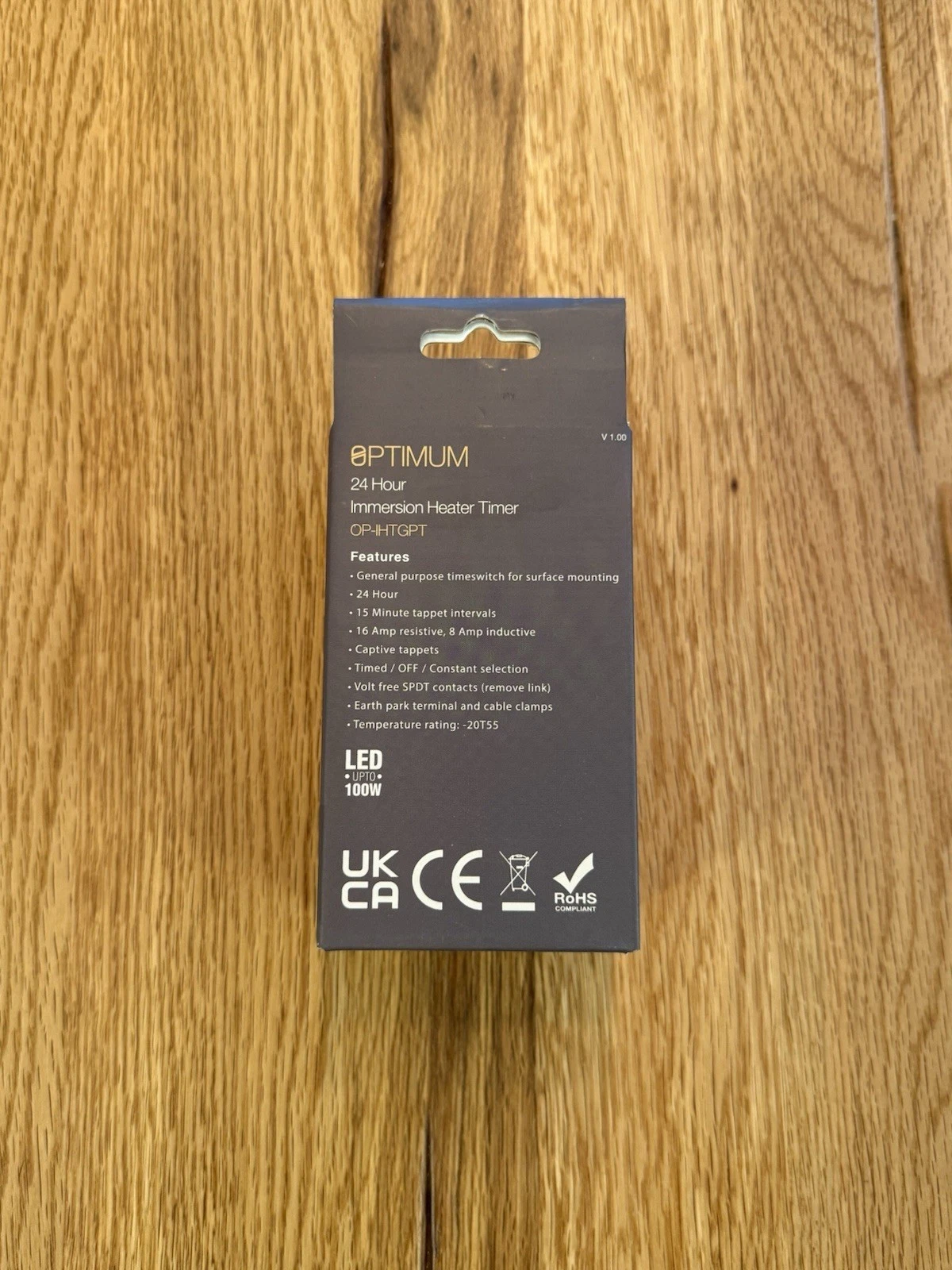 Tower Optimum OP-IHTGPT Immersion Heater Timer 24 Hour Timer - Brand New Boxed 3