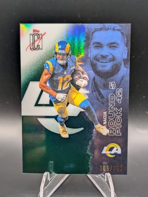 Puka Nacua 33 Topps Signature Class /150 Green Rams