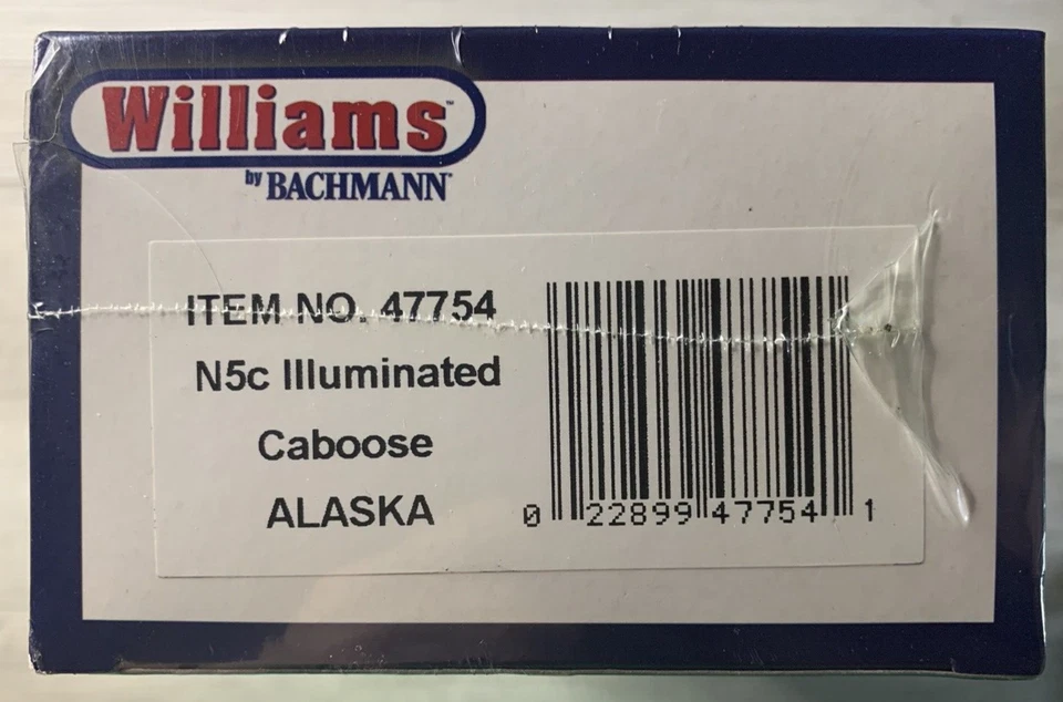 Williams by Bachmann Alaska Railway N5c Illuminated Porthole Caboose - Image 4 of 4