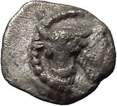 LARISSA in THESSALY 462BC Obol Bull Horse Ancient Silver Greek