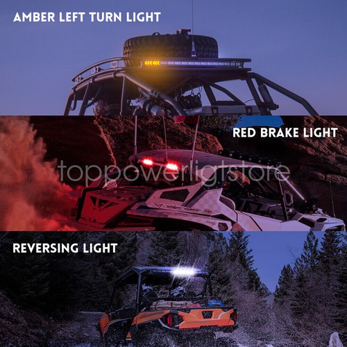 Barra de luz LED trasera UTV 37" para Can-am Maverick X3 MAX XRS XDS 2017-2024 - Imagen 2 de 10