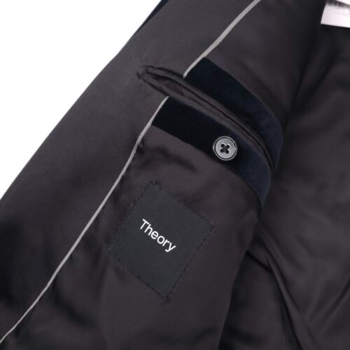 $695 Theory Chambers Baltic Velvet Slim Fit Tuxedo Dinner Jacket Mens Size 38R - Picture 9 of 12