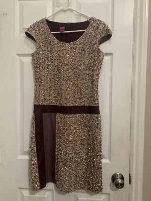 Save The Queen Vintage Dress Made In Italy  Beaded Dress. Size XS