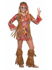 Girls Peace Lovin Hippie Costume - Rubie's