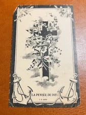 Antique German / Euro Catholic Prayer Cards 1890's - 1900 Collectibles.