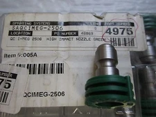 Spray Systems Company QC I-MEG 2506 High Impact Nozzle Green 25 deg Stock #4975 