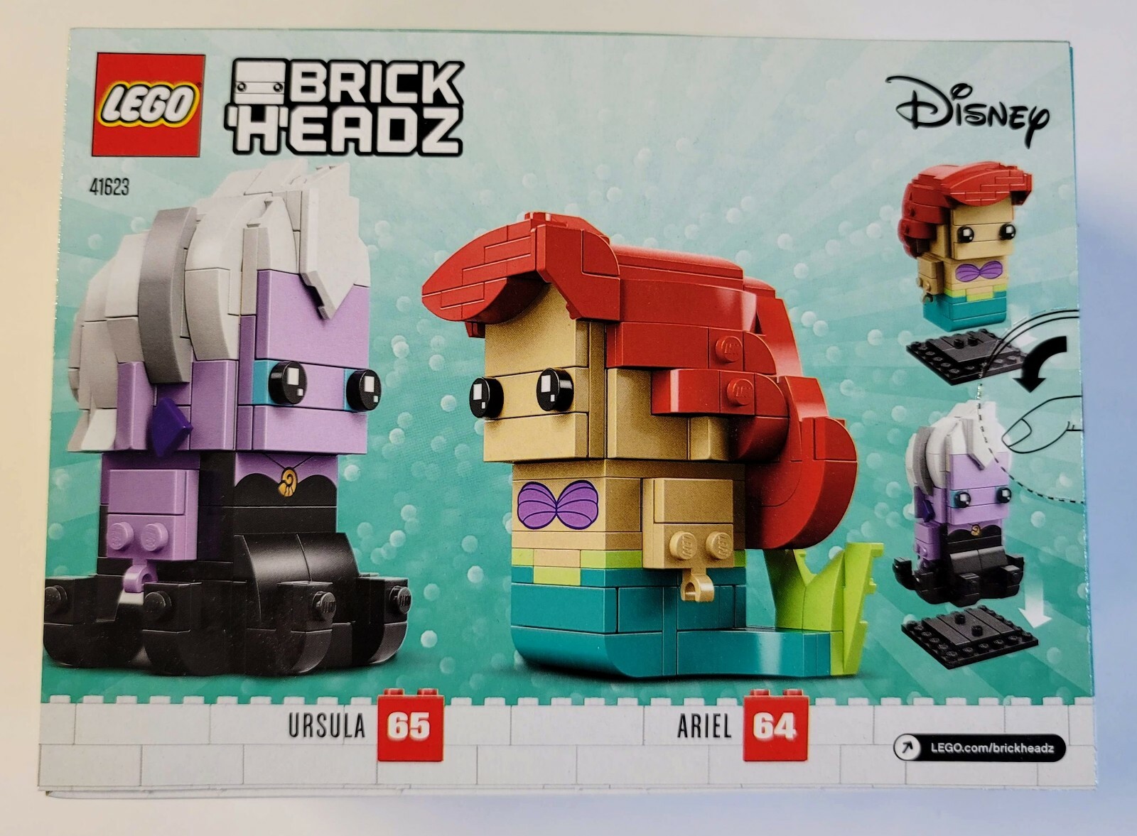 lego ariel brickheadz