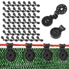 50 Pcs Shade Cloth Plastic Clips Garden Netti...