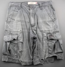 Vintage Men's 2006 Levi's Workwear Cargo Shorts Blue Gray Size 30 Msr 32x10 