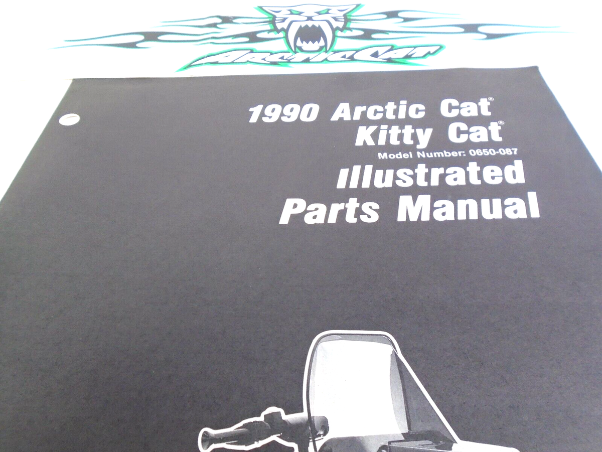 Kitty Cat Snowmobile 1990 Arctic Cat Kitty Cat Illustrated Parts