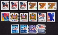 1992-1994 US Regular Issue Full Set of 16 - 2593 2609 w/ Varieties MNH Fresh