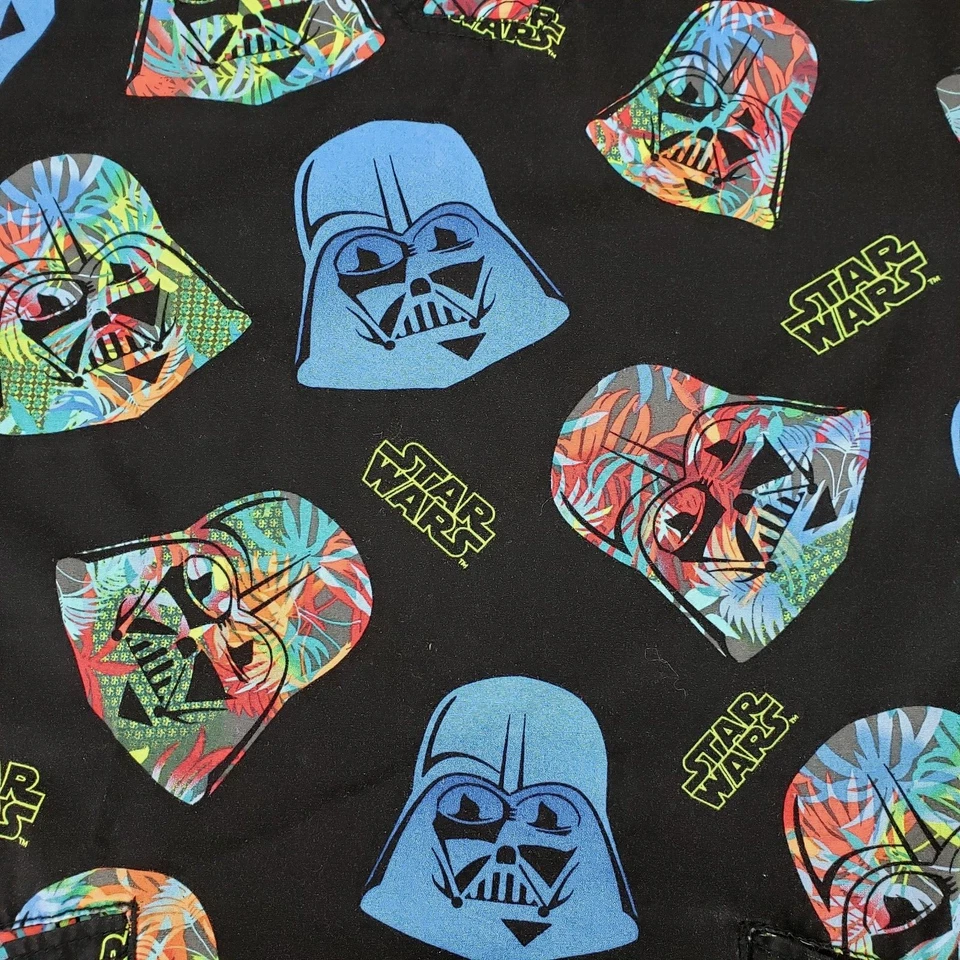 Star Wars Darth Vader Scrub Top Size XS Medical Shirt Vet Tech Shirt - Image 4 of 4